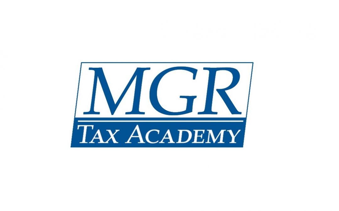 MGR Tax Academy:  Partnership Tax Bootcamp