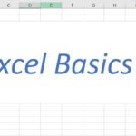 Excel Basics (recorded)